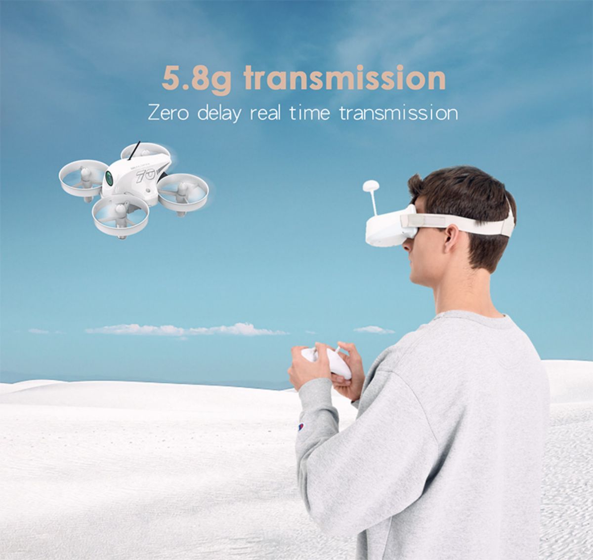 FPV trkaći dron sa VR naočalama (4)