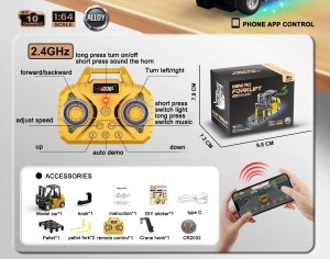 1:64 rc forklift truck