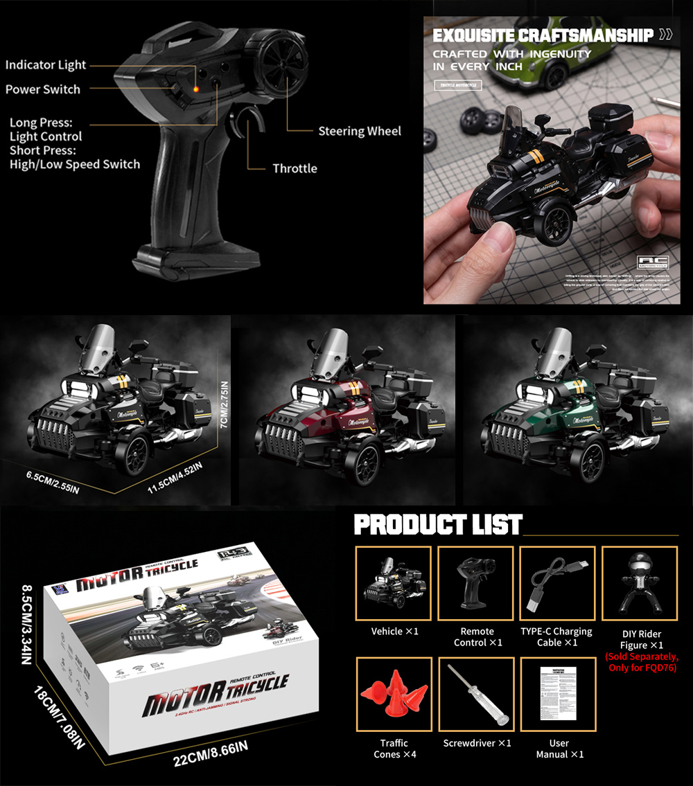 Drifting RC Motorcycle