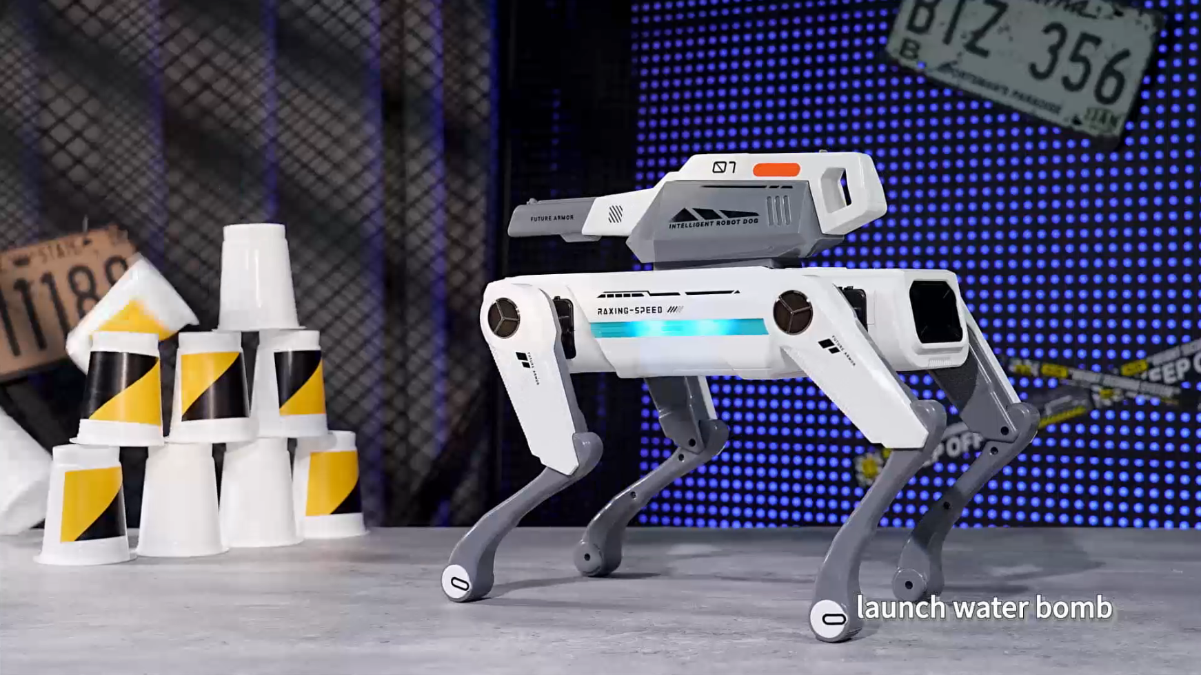  dual control  RC robot dog