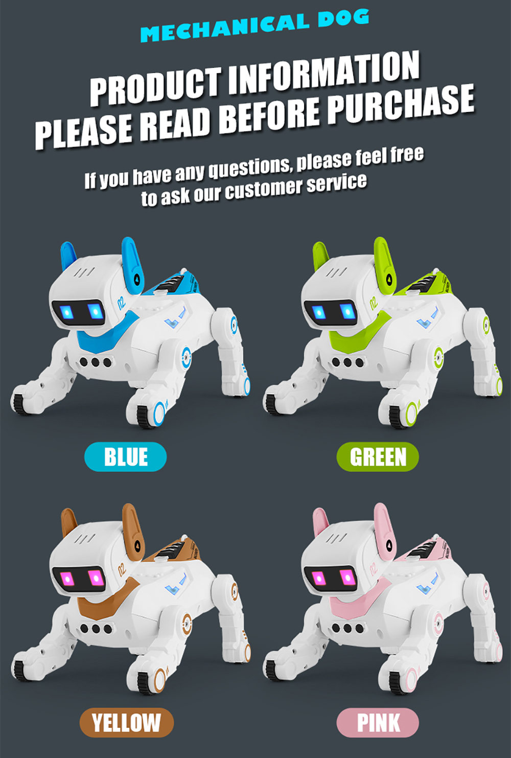 robot dog rc gift