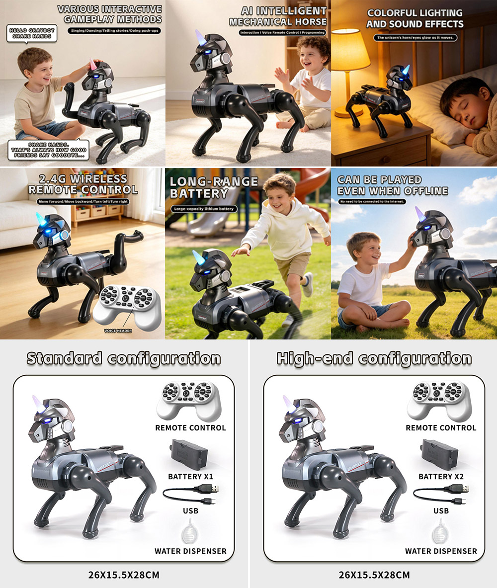Kids Educational Electronic Pet RC unicorn