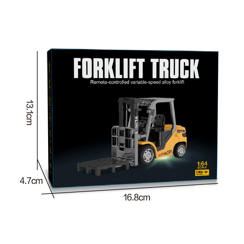 1:64 Mini Alloy Remote-Controlled Forklift