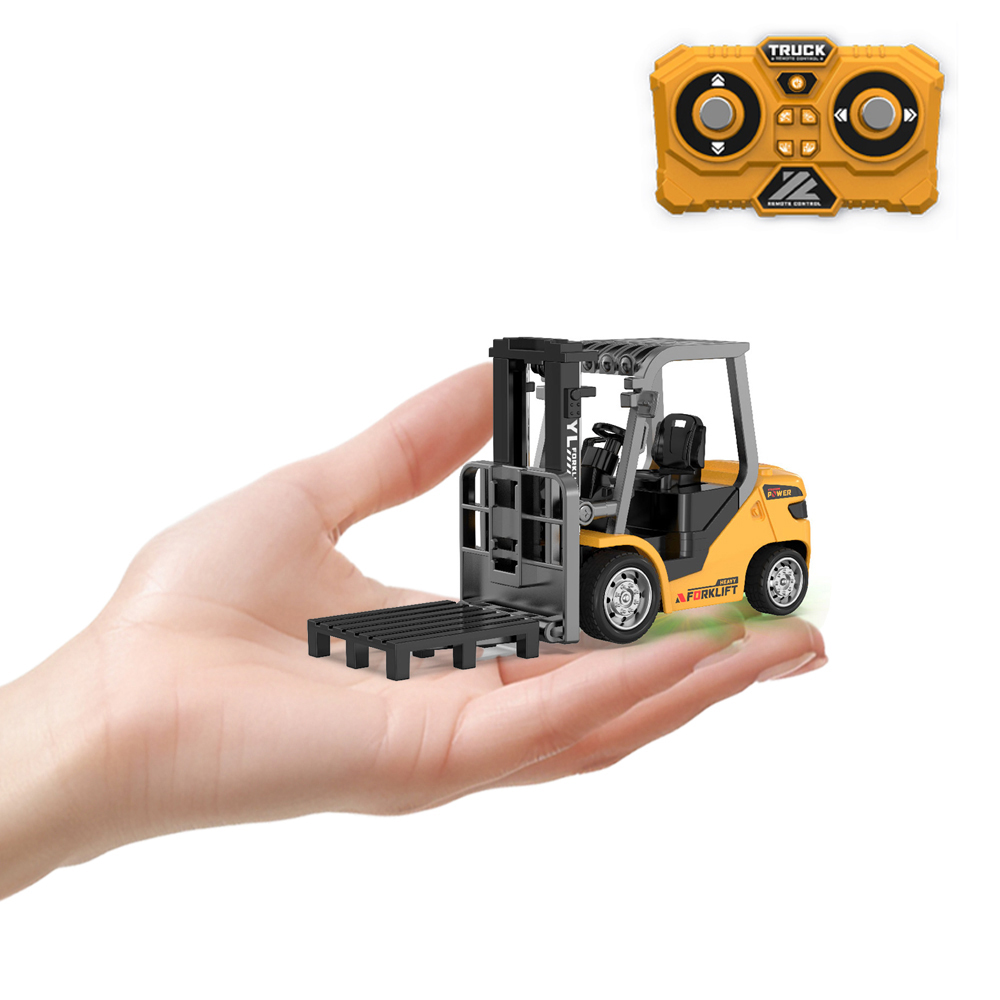 1:64 Mini Alloy Remote-Controlled Forklift