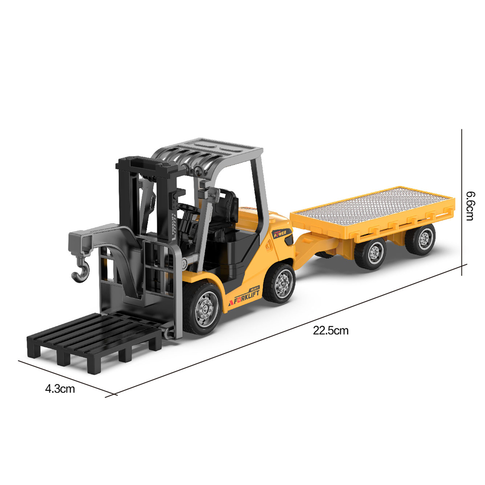 RC diecast forklift with  pallet