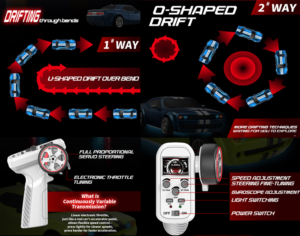 1:20 4WD RC Drift Car