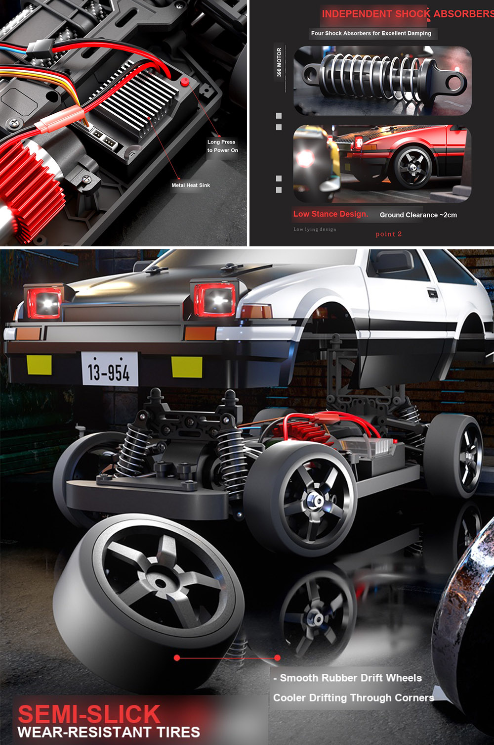 RC Racing Car with Gyro