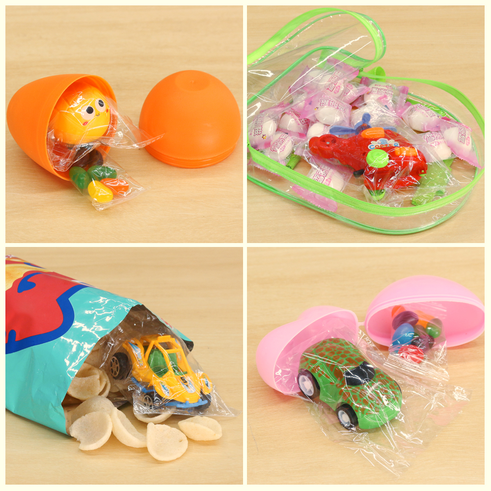 Cheap toy for snack food pack